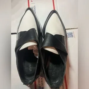 New Helmut Lang Leather Schist Clean Creeper Slip On Loafer Size 7.5/ Euro 40 New Helmut Lang Leather Schist Clean Creeper Slip On Loafer  main image 4